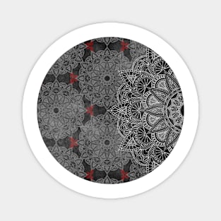 Mandala concrete Magnet