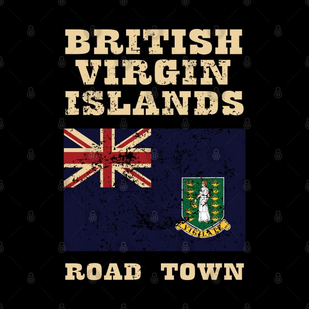 Flag of British Virgin Islands by KewaleeTee