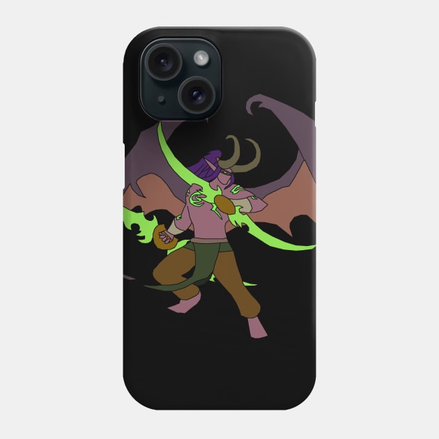 Illidan Phone Case by sprinklings