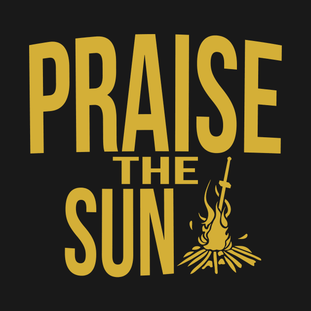 Praise the sun - version 2 - gold by Supreto