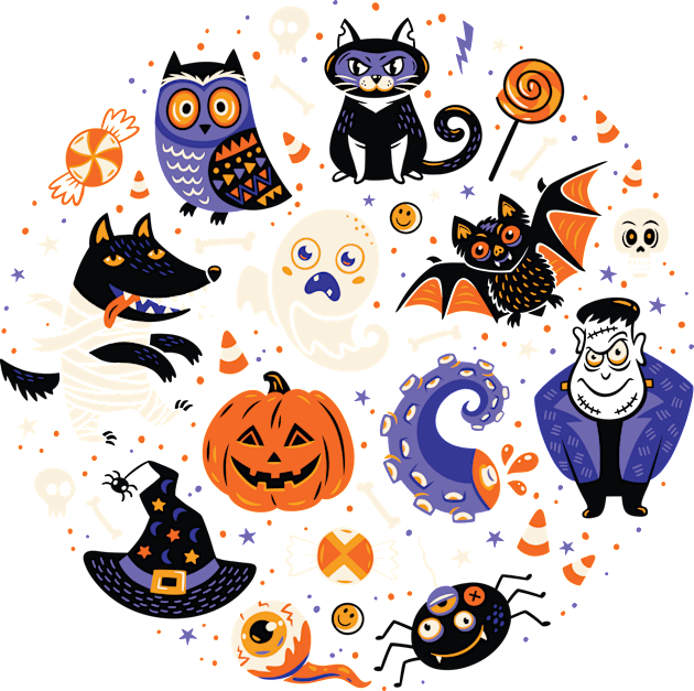 Spooky Day Kids T-Shirt by PenguinHouse