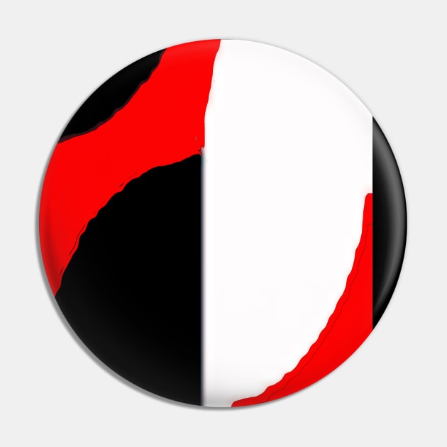 black and white red Pin by Grazia