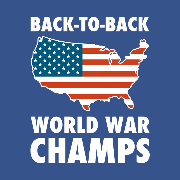 T shirt usa back to back world war champs Clearance