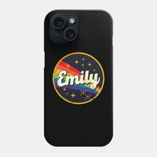 Emily // Rainbow In Space Vintage Grunge-Style Phone Case