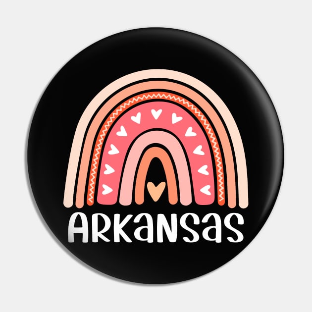 Arkansas Rainbow for Women and Girls Pin by JKFDesigns