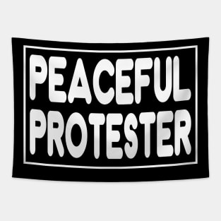 Peaceful Protester Tapestry