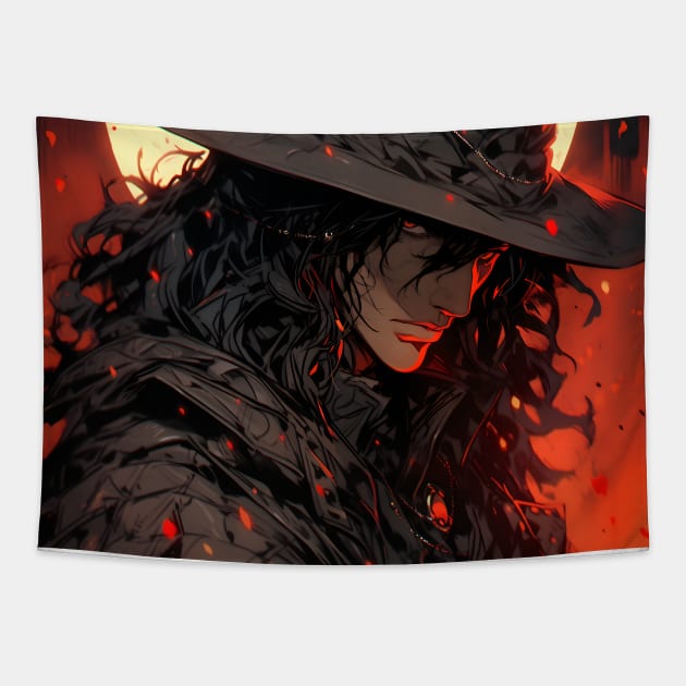 Hunters of the Dark: Explore the Supernatural World with Vampire Hunter D. Illustrations: Bloodlust Tapestry by insaneLEDP