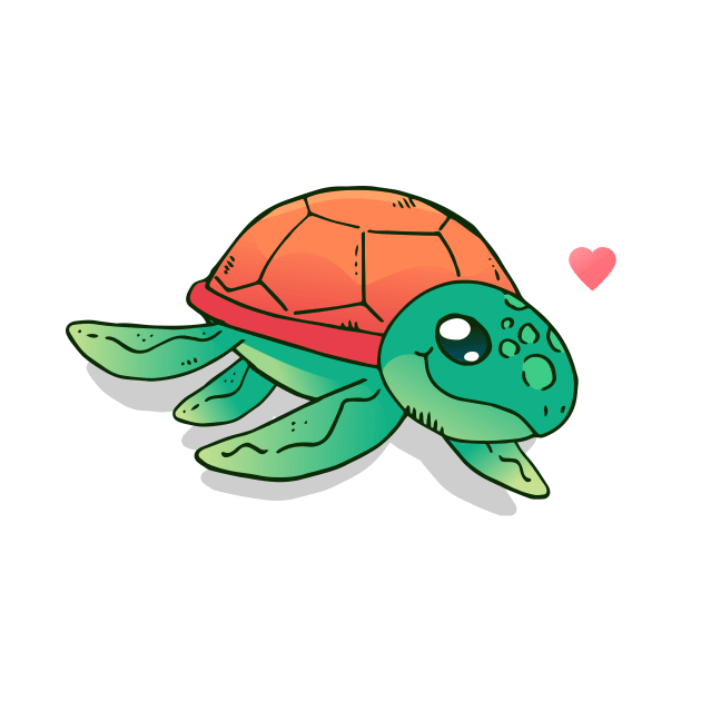 Cute Sea Turtle by LR_Collections