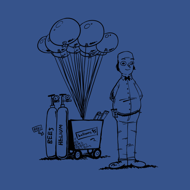 Balloon Man - Funny - T-Shirt