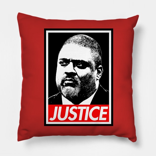 Alvin Bragg - JUSTICE Pillow by Tainted