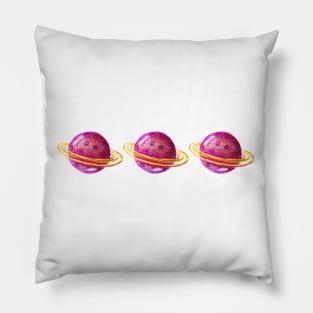 Saturn planets pattern Pillow