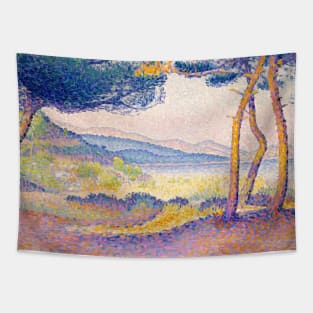 Pines Along the Shore by Henri-Edmond Cross Tapestry