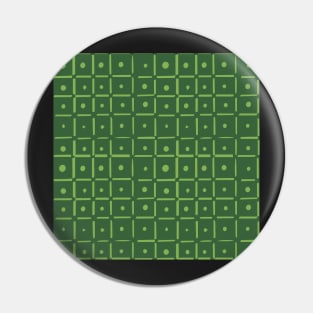 Dot Game, Dark green Pin