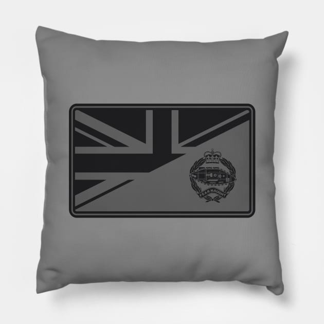 The Royal Tank Regiment Patch Pillow by TCP