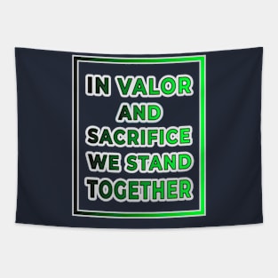 Unity in Sacrifice: 'In Valor and Sacrifice' Collection Tapestry