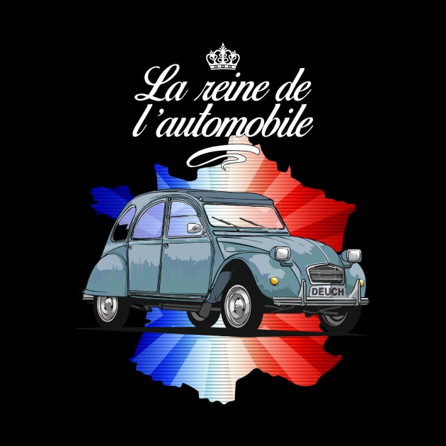 2cv Reine de l'auto by RomoneGrafik