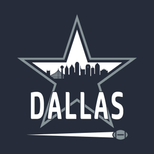 Dallas Pro Football Home Skyline T-Shirt