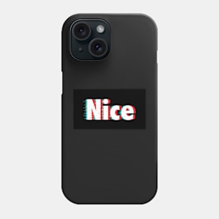 Nice Dizzy Logo Print Phone Case