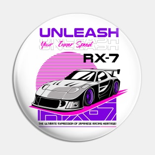 Legendary Mazda RX 7 Pin