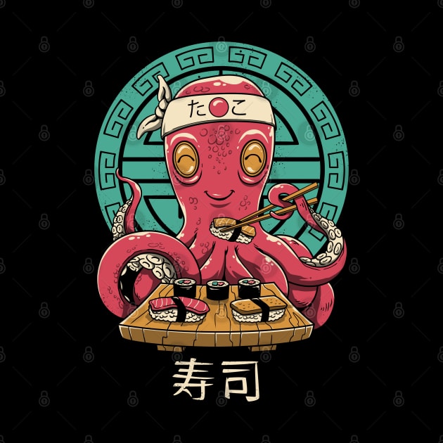 Octo Sushi Bar by Vincent Trinidad Art