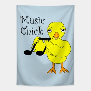 Music Chick Text Tapestry