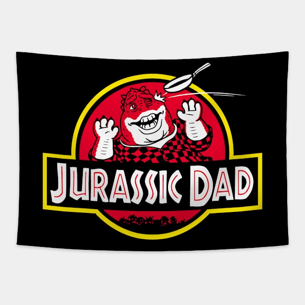 Jurassic Dad! Tapestry by Raffiti