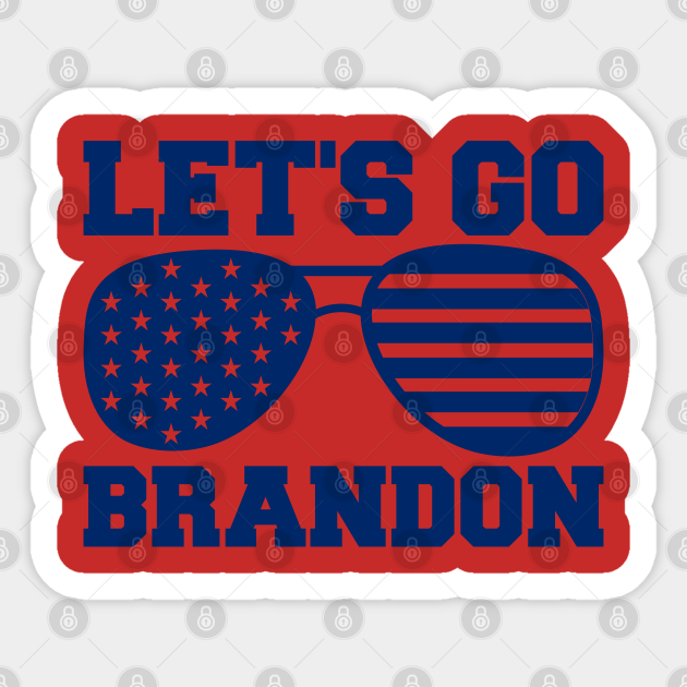 Lets Go Brandon Nascar Racer Nascar Sticker Teepublic