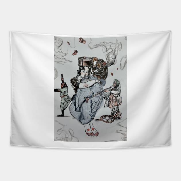 Dream Shenanigans Tapestry by Shraddha Mandale