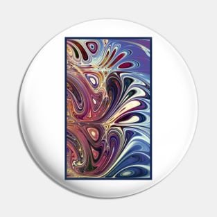 Abstract Splash Design Pin