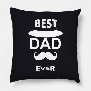 funny and cool father's day gift. best dad ever Pillow