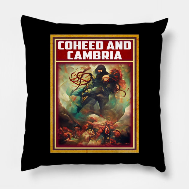 Exploring The Color Before the Sun Band Merchandise Pillow by Skeleton. listening to music