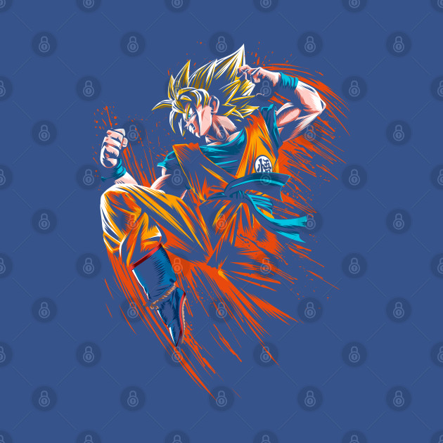 Splatter Attack - Goku - T-Shirt