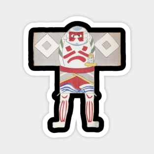 Japanese Yokai Samura Warrior Fighter Magnet