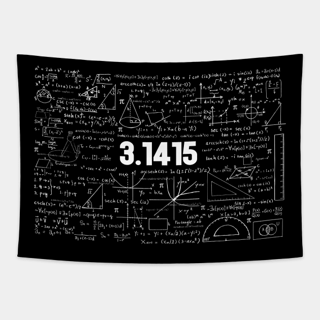 Pi Day 3.14 Pi Math Students School Gifts Tapestry by SecuraArt