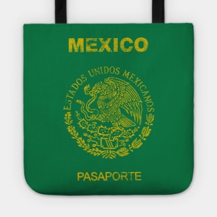 Mexico Passport / Vintage-Style Design Tote