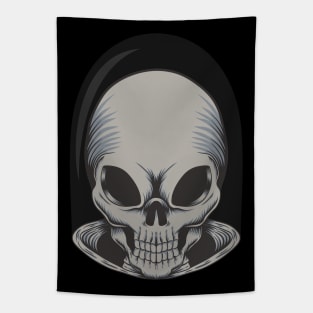 Alien Skull Tapestry