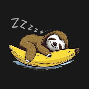 Cute, Funny Banana Sloth T-Shirt