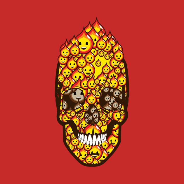 Flameboy Skull by Yamabushi's Kawaii Store