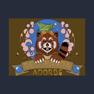 Adorbs - Red Panda in Space T-Shirt