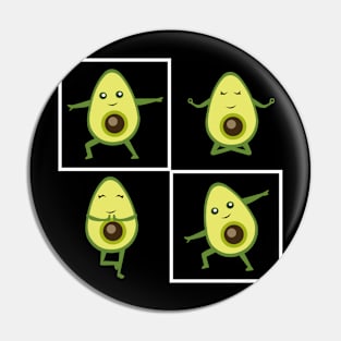 'Yoga and Avocados' Amazing Avocados Lover Gift Pin