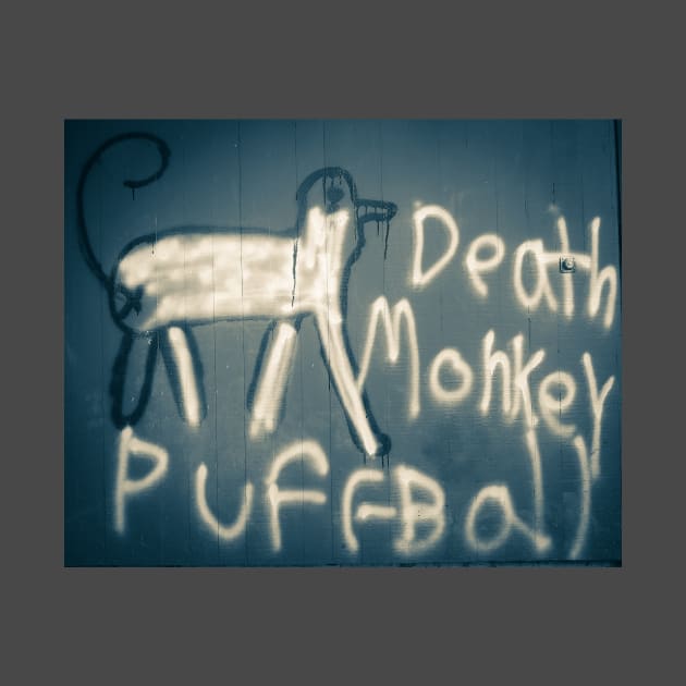 Death Monkey Puffball Blue by Death Monkey Puffball