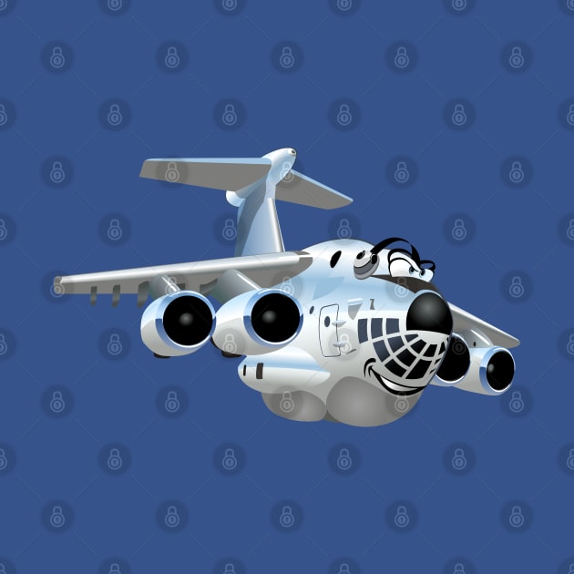 Cartoon plane by Mechanik