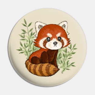 Red panda in nature Pin