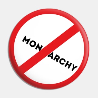 Reject the Monarchy Pin