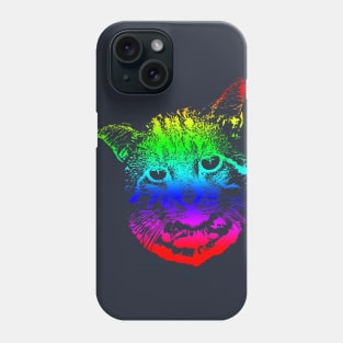 Rainbow Cat Design Phone Case