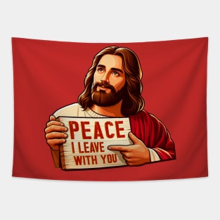 John 14:27 Peace I Leave With You Tapestry