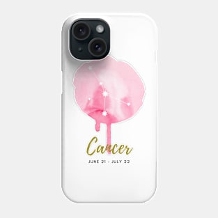 Cancer Zodiac Artprint Illustration Poster Drawing Art Print Constellation Astrology Phone Case