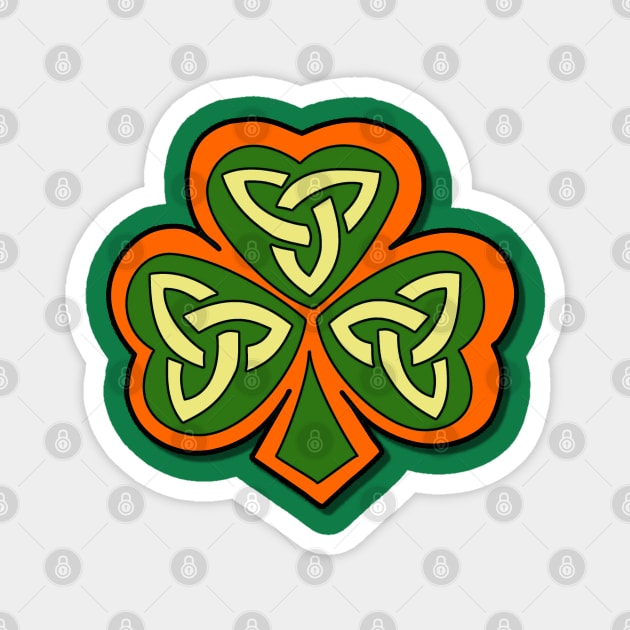 Celtic Shamrock Magnet by AnnMarie