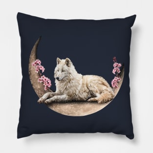 Arctic Wolf Pillow