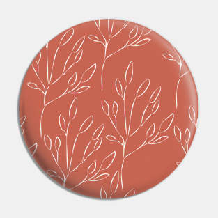 Floral Pattern Pin